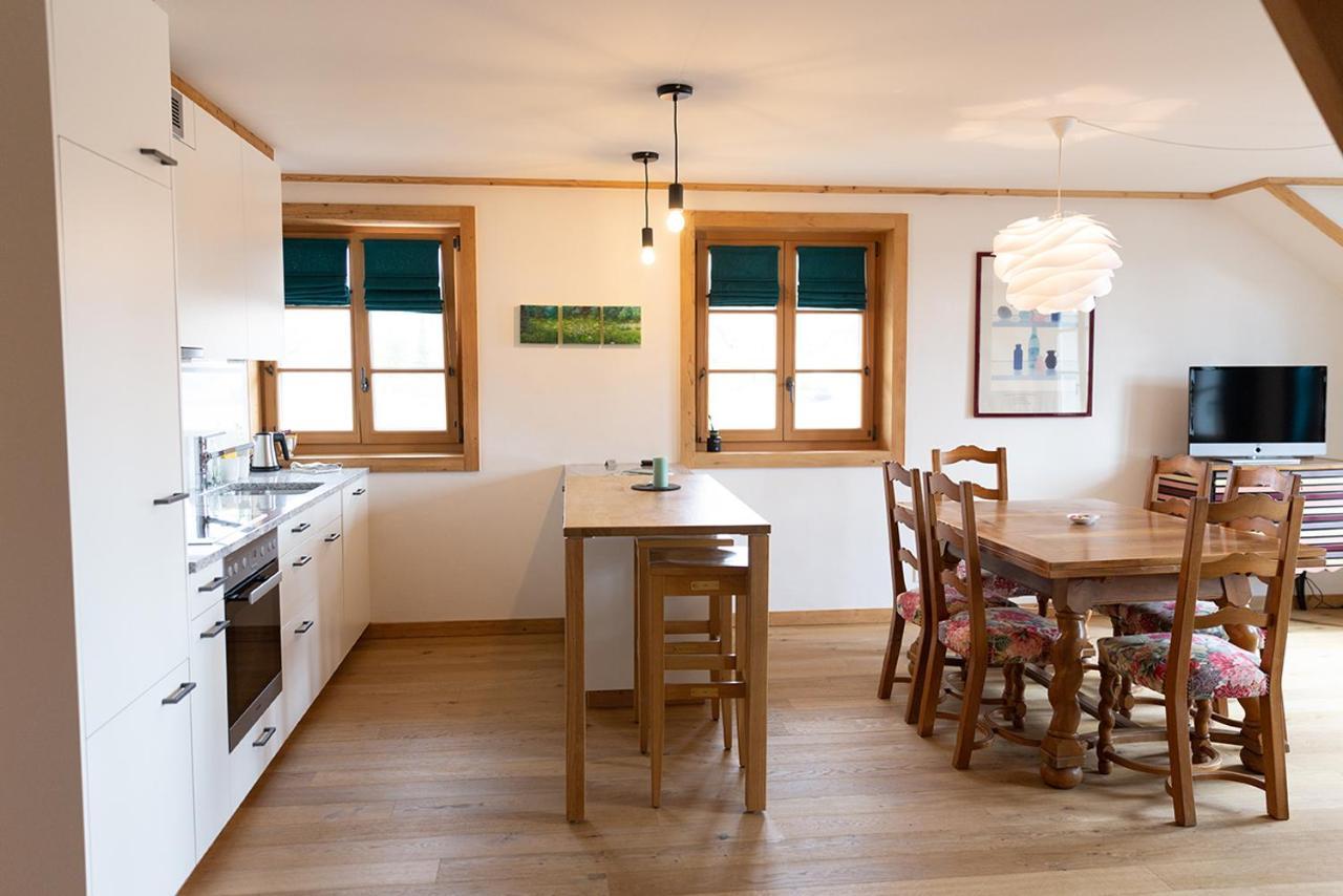Gasthof Zum Schluessel La Meridienne Fribourg Sa Ueberstorf Buitenkant foto