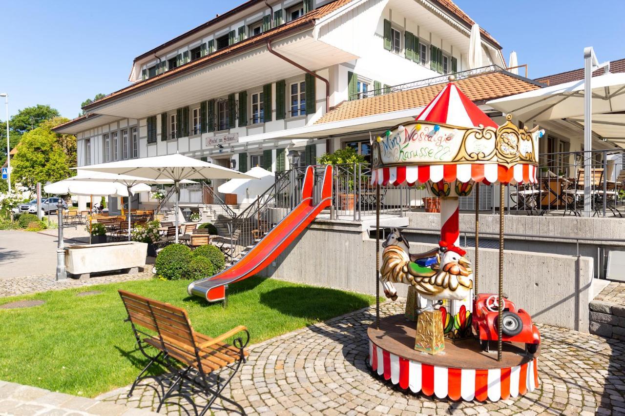 Gasthof Zum Schluessel La Meridienne Fribourg Sa Ueberstorf Buitenkant foto